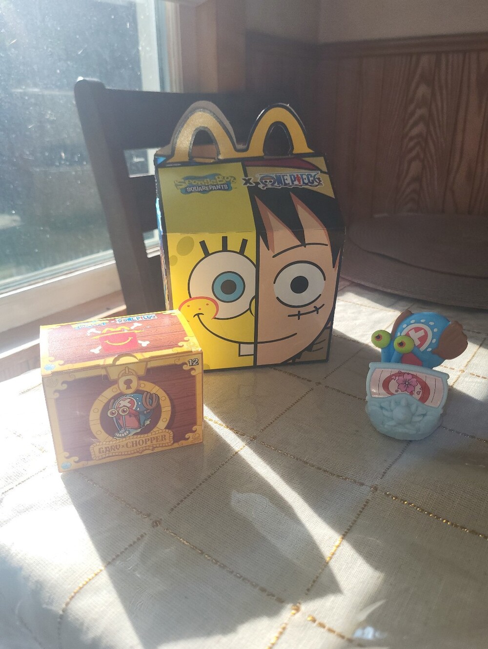 McDonald's 2026 One Piece & SpongeBob GaryxChopper Happy Meal Toy